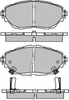 Textar 2278201SC - Bremžu uzliku kompl., Disku bremzes www.autospares.lv