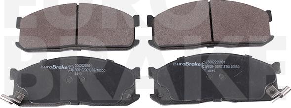 Eurobrake 5502229961 - Bremžu uzliku kompl., Disku bremzes www.autospares.lv