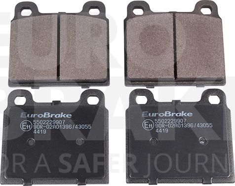 Eurobrake 5502229907 - Bremžu uzliku kompl., Disku bremzes www.autospares.lv