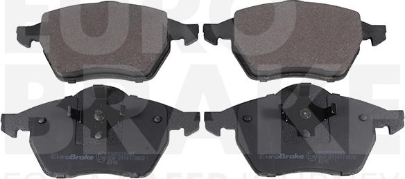 Eurobrake 5502229985 - Тормозные колодки, дисковые, комплект www.autospares.lv