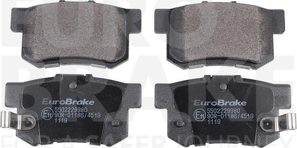 Eurobrake 5502229980 - Bremžu uzliku kompl., Disku bremzes www.autospares.lv