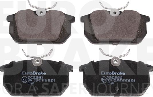 Eurobrake 5502229983 - Bremžu uzliku kompl., Disku bremzes autospares.lv