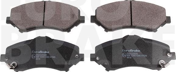 Eurobrake 5502229335 - Bremžu uzliku kompl., Disku bremzes www.autospares.lv