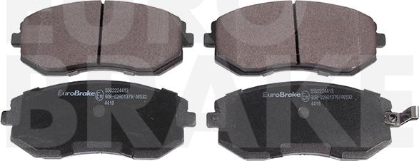 Eurobrake 5502224413 - Bremžu uzliku kompl., Disku bremzes autospares.lv