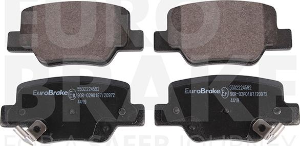 Eurobrake 5502224592 - Bremžu uzliku kompl., Disku bremzes autospares.lv