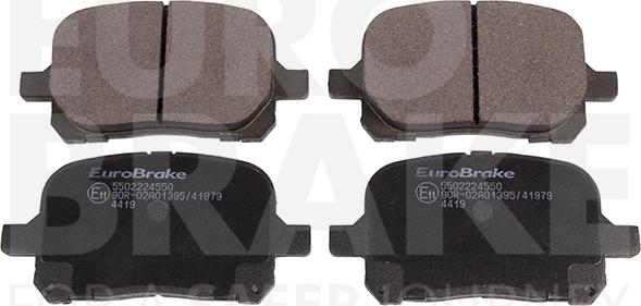 Eurobrake 5502224550 - Bremžu uzliku kompl., Disku bremzes autospares.lv