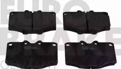 Eurobrake 5502224509 - Brake Pad Set, disc brake www.autospares.lv