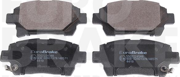 Eurobrake 5502224588 - Bremžu uzliku kompl., Disku bremzes autospares.lv