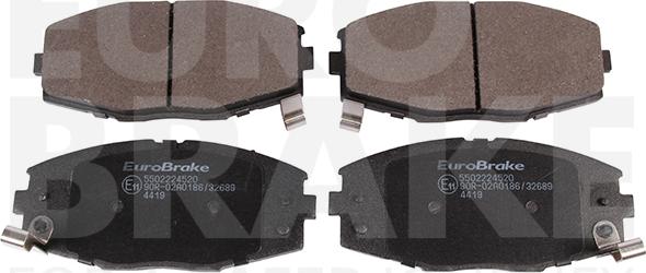 Eurobrake 5502224520 - Bremžu uzliku kompl., Disku bremzes autospares.lv