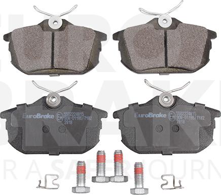 Eurobrake 5502224815 - Bremžu uzliku kompl., Disku bremzes www.autospares.lv