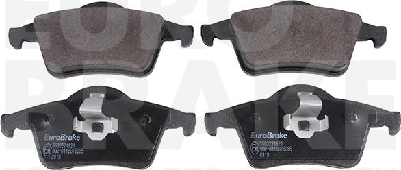 Eurobrake 5502224821 - Bremžu uzliku kompl., Disku bremzes autospares.lv