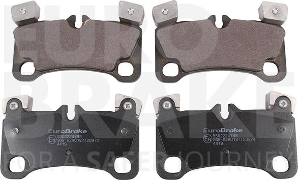 Eurobrake 5502224799 - Bremžu uzliku kompl., Disku bremzes www.autospares.lv