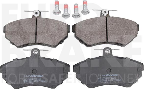 Eurobrake 5502224746 - Bremžu uzliku kompl., Disku bremzes autospares.lv