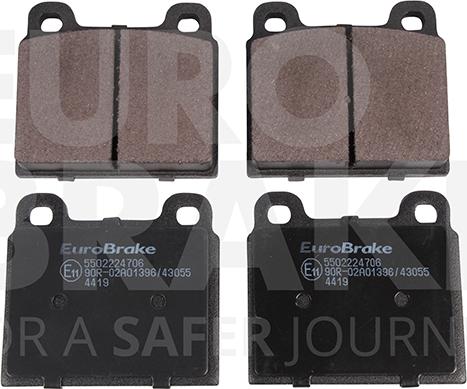 Eurobrake 5502224706 - Bremžu uzliku kompl., Disku bremzes autospares.lv