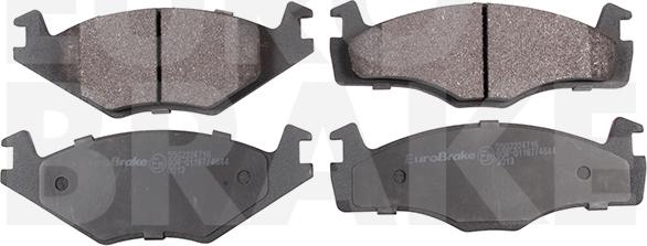 Eurobrake 5502224716 - Brake Pad Set, disc brake www.autospares.lv