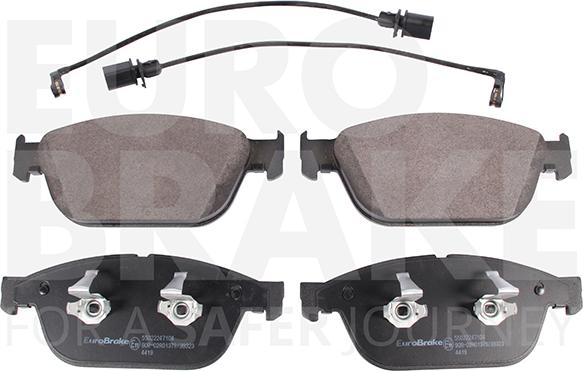 Eurobrake 55022247104 - Bremžu uzliku kompl., Disku bremzes www.autospares.lv