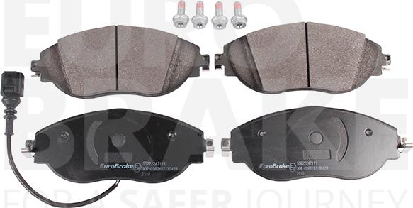 Eurobrake 55022247111 - Bremžu uzliku kompl., Disku bremzes www.autospares.lv