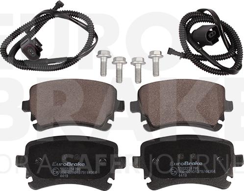 Eurobrake 5502224786 - Bremžu uzliku kompl., Disku bremzes www.autospares.lv