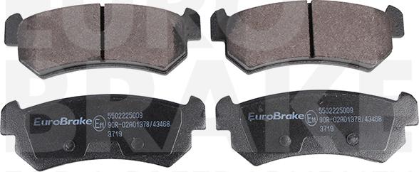 Eurobrake 5502225009 - Bremžu uzliku kompl., Disku bremzes autospares.lv