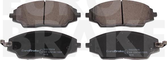 Eurobrake 5502225018 - Bremžu uzliku kompl., Disku bremzes autospares.lv