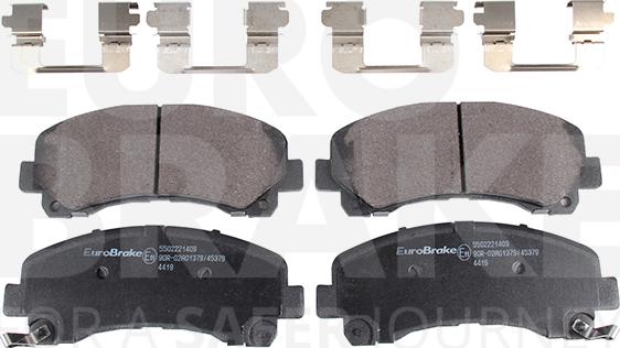 Eurobrake 5502221409 - Bremžu uzliku kompl., Disku bremzes www.autospares.lv