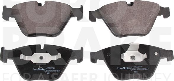 Eurobrake 5502221544 - Brake Pad Set, disc brake www.autospares.lv