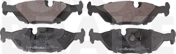 Eurobrake 5502221509 - Brake Pad Set, disc brake www.autospares.lv