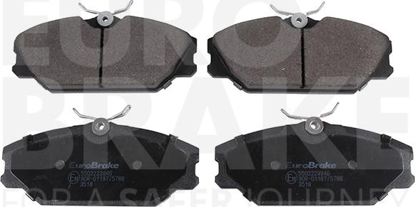 Eurobrake 5502223946 - Bremžu uzliku kompl., Disku bremzes autospares.lv