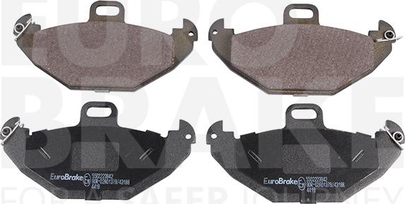 Eurobrake 5502223942 - Bremžu uzliku kompl., Disku bremzes autospares.lv