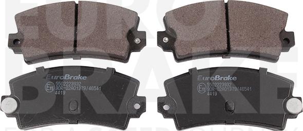 Eurobrake 5502223932 - Bremžu uzliku kompl., Disku bremzes www.autospares.lv