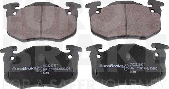 Eurobrake 5502223927 - Bremžu uzliku kompl., Disku bremzes autospares.lv