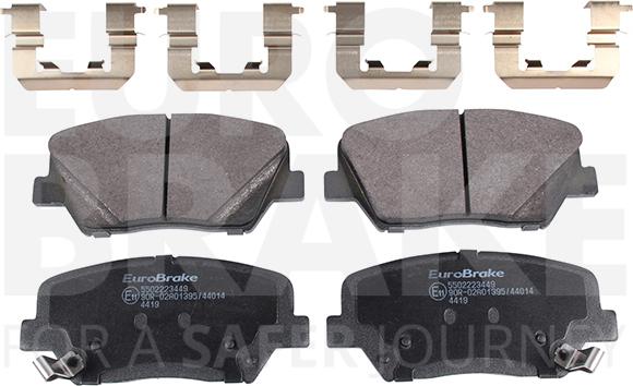 Eurobrake 5502223449 - Bremžu uzliku kompl., Disku bremzes autospares.lv