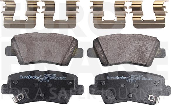 Eurobrake 5502223442 - Bremžu uzliku kompl., Disku bremzes autospares.lv