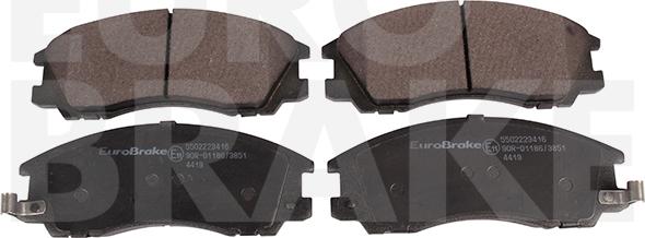 Eurobrake 5502223416 - Bremžu uzliku kompl., Disku bremzes www.autospares.lv