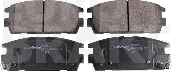 Eurobrake 5502223417 - Bremžu uzliku kompl., Disku bremzes autospares.lv