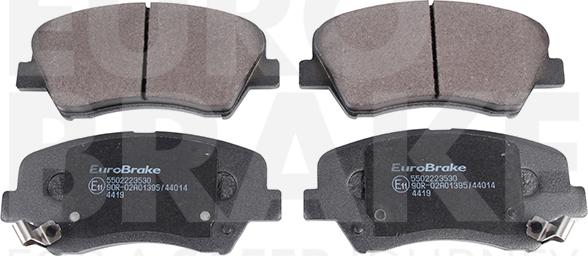 Eurobrake 5502223530 - Bremžu uzliku kompl., Disku bremzes autospares.lv