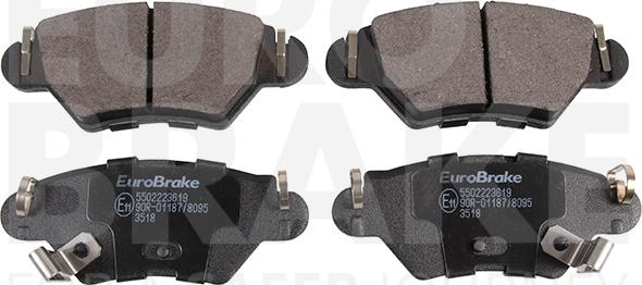 Eurobrake 5502223619 - Bremžu uzliku kompl., Disku bremzes autospares.lv