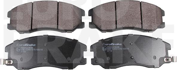 Eurobrake 5502223638 - Тормозные колодки, дисковые, комплект www.autospares.lv