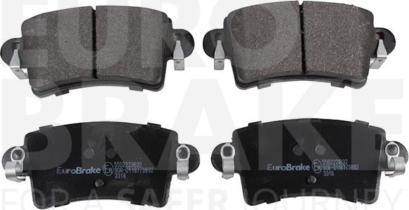 Eurobrake 5502223632 - Bremžu uzliku kompl., Disku bremzes www.autospares.lv