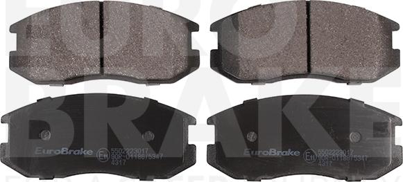 Eurobrake 5502223017 - Bremžu uzliku kompl., Disku bremzes www.autospares.lv