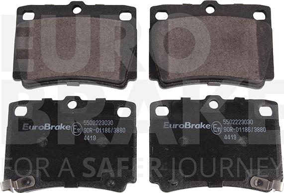 Eurobrake 5502223030 - Bremžu uzliku kompl., Disku bremzes www.autospares.lv