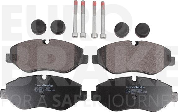 Eurobrake 5502223362 - Bremžu uzliku kompl., Disku bremzes www.autospares.lv