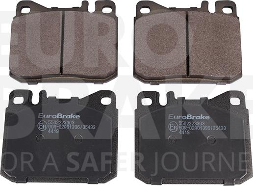 Eurobrake 5502223303 - Bremžu uzliku kompl., Disku bremzes www.autospares.lv