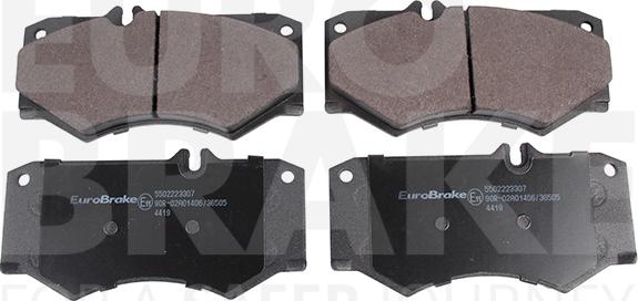 Eurobrake 5502223307 - Bremžu uzliku kompl., Disku bremzes autospares.lv