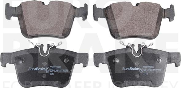 Eurobrake 5502223381 - Bremžu uzliku kompl., Disku bremzes autospares.lv