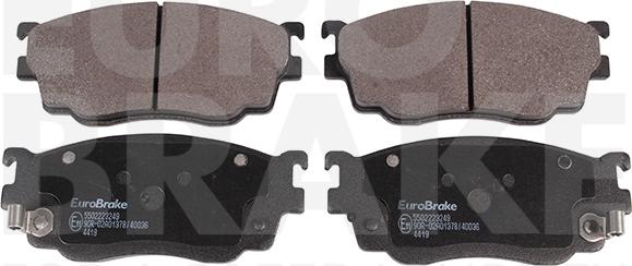 Eurobrake 5502223249 - Bremžu uzliku kompl., Disku bremzes www.autospares.lv