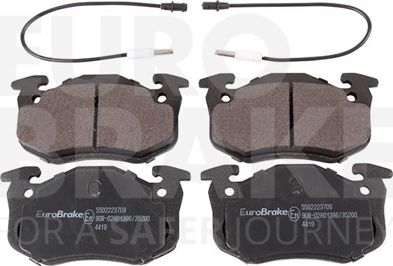 Eurobrake 5502223709 - Bremžu uzliku kompl., Disku bremzes www.autospares.lv