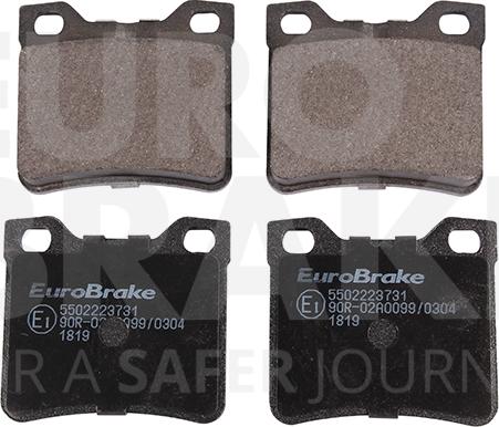 Eurobrake 5502223731 - Bremžu uzliku kompl., Disku bremzes www.autospares.lv