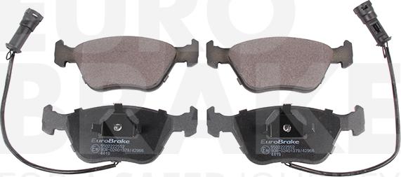 Eurobrake 5502222552 - Bremžu uzliku kompl., Disku bremzes www.autospares.lv