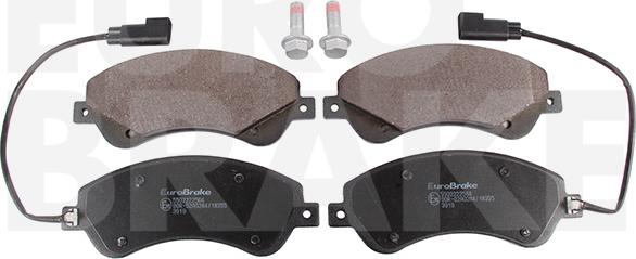 Eurobrake 5502222564 - Bremžu uzliku kompl., Disku bremzes www.autospares.lv